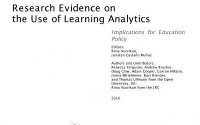 "Research Evidence on the Use of Learning Analytics: Implications for Education Policy" report cover